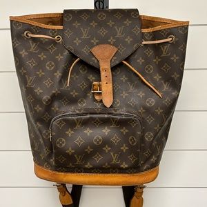 GM Monogram Louis Vuitton Montsouris Backpack